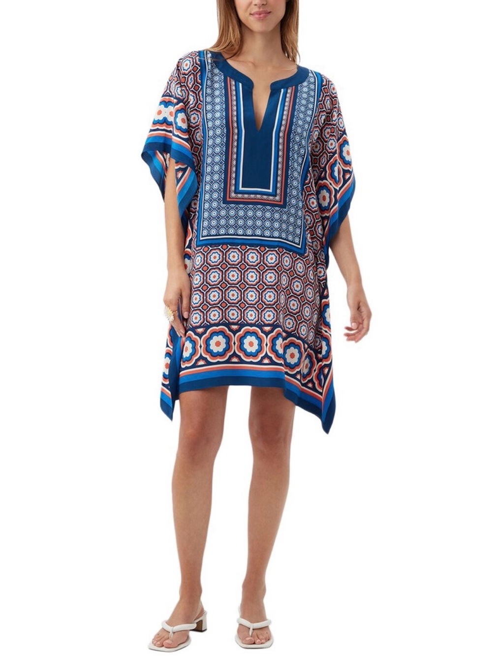 Trina Turk Theodora Silk Mini Dress - Size M/L